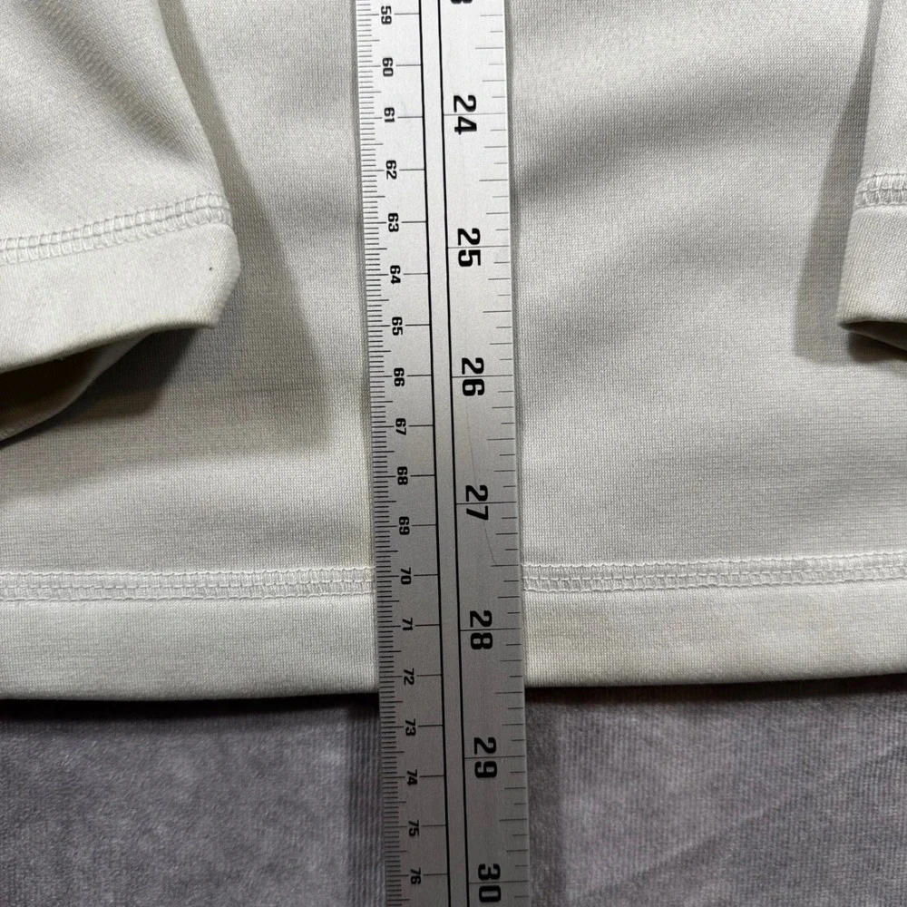 The North Face Mens Full Zip Track Jacket White/Black Color block Large